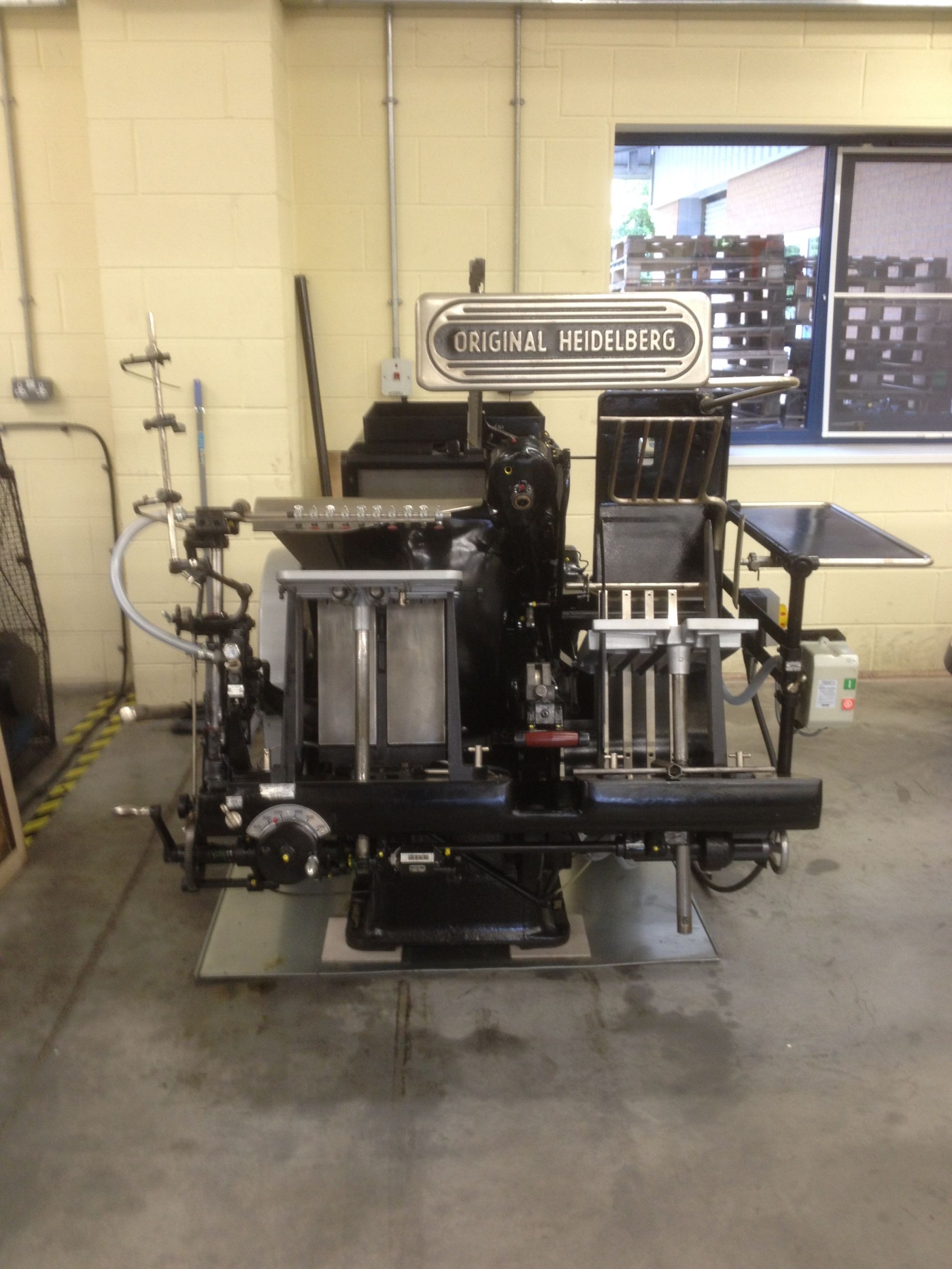 Heidelberg GT Platen Chase Catch